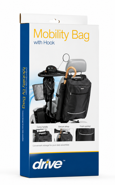 Drive Scooter Bag with Crutch Sleeve Holder