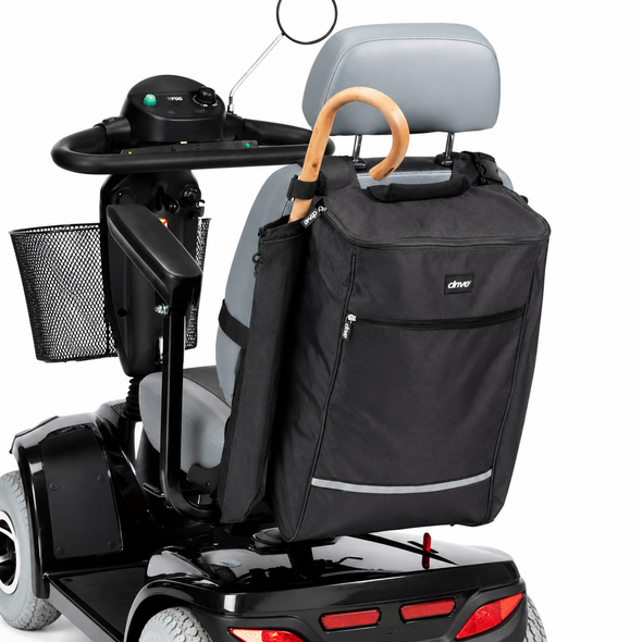 Drive Scooter Bag with Crutch Sleeve Holder