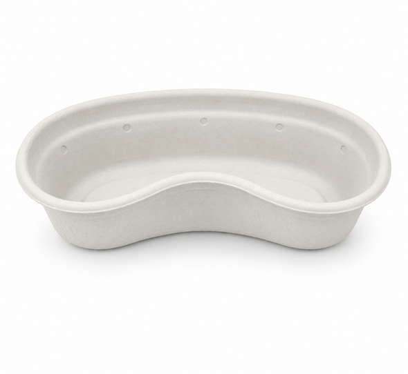 10 Disposable Cardboard Pulp Kidney Dish Bowls Hospital Style