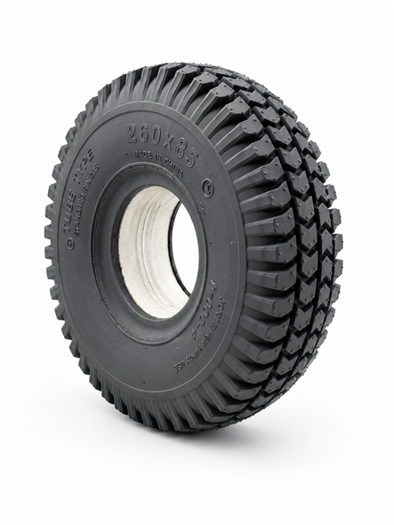 1 of 260x85 3.00-4 Solid Block Mobility Scooter Tyre