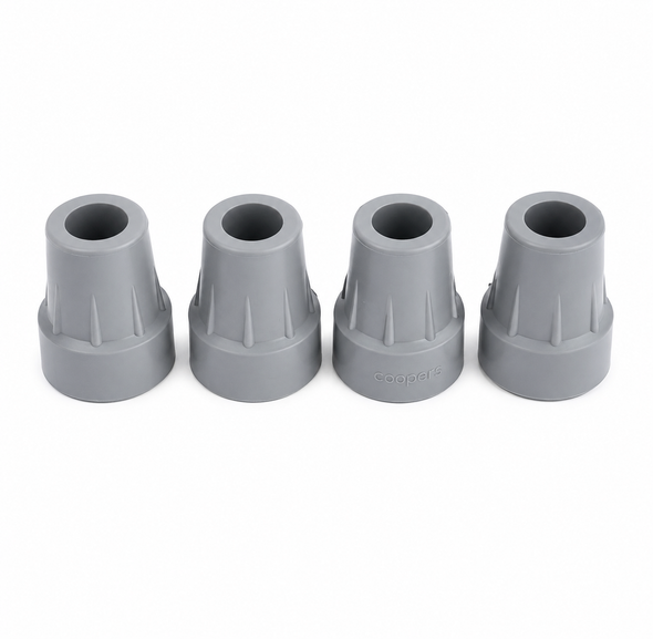 4 of 16mm Coopers Crutch tip Walking Stick Frame Ferrules Stick End 5/8"