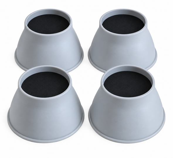 9cm Elephant Feet Cone Raiser for Chairs & Beds per 4