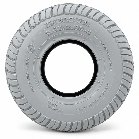 2.80/2.50-4 Grey Mobility Scooter Wheelchair Tyre 280/250x4 Primo