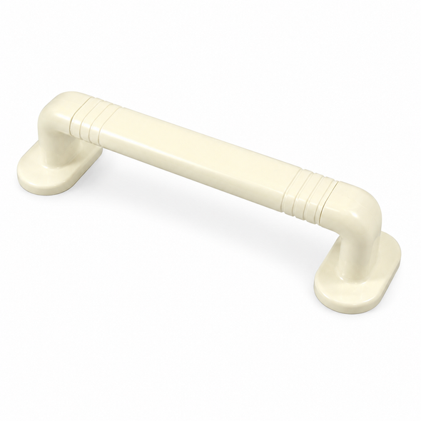 12'' White Textured Grip Ashby Grab Rail