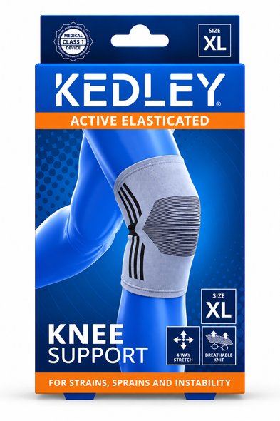 Kedley Elasticated Knee Support for Strains Sprains and Instability - XL
