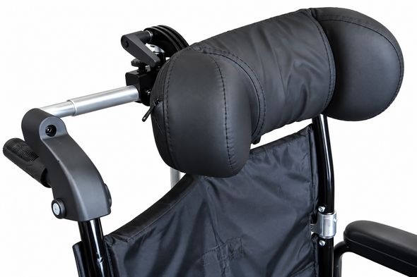 Universal Wheelchair Headrest Angle, Height & Width Adjustable fits most Chairs