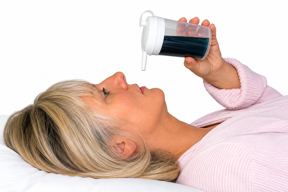 Novo Drinking Cup Beaker Anti Spill Drink Lying Down