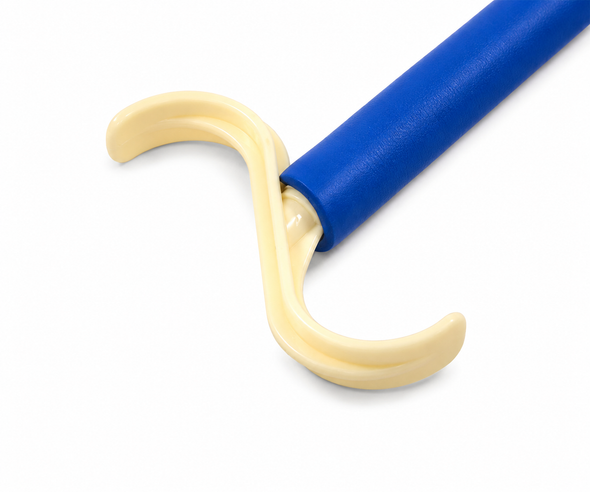 Long Padded Dressing Stick with Shoe Horn and hook 24"