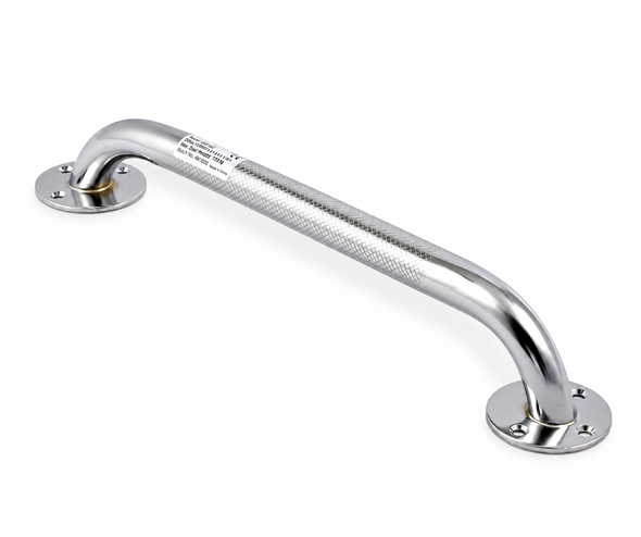 16'' Chrome Drive Grab Rail Bar Indoor/Outdoor Use Disability Aid for Bathrooms etc
