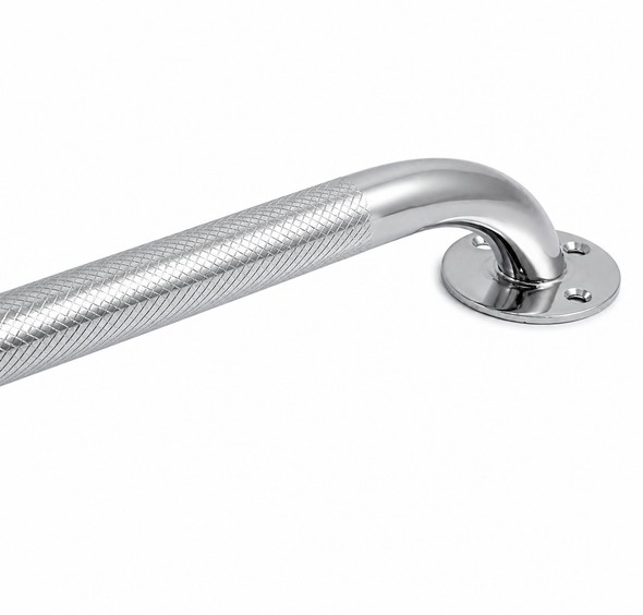 16'' Chrome Drive Grab Rail Bar Indoor/Outdoor Use Disability Aid for Bathrooms etc