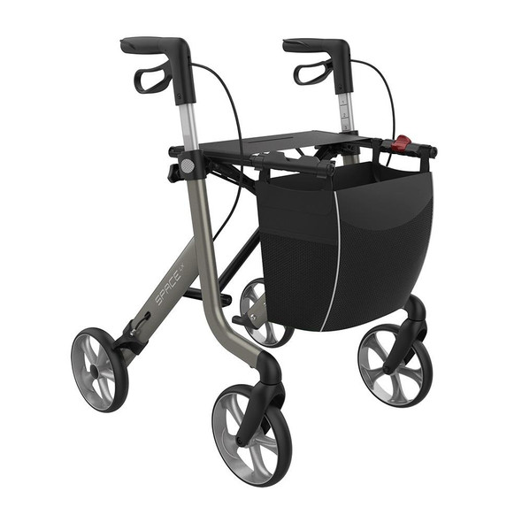 Space LX Aluminium Lightweight Rollator Medium 55 Champagne gold