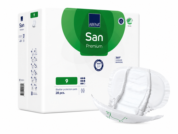 Abena San 9 Premium per 28 Bladder Incontinence Protection Pads