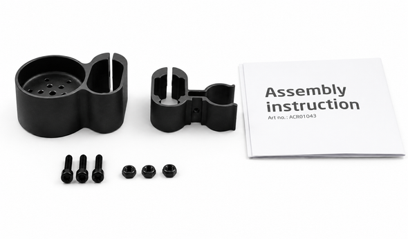 Rehasense Walking Stick Cane Crutch Holder Set For a Space Rollator