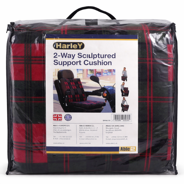 2 way Sculptured Scooter Support Cushion for seat and back Comfort Aid