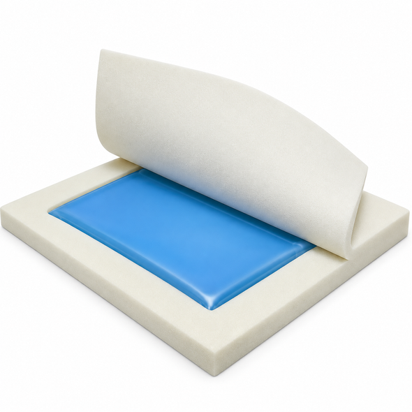 18x16x2" Gel Wheelchair Cushion comfort Pressure Relief