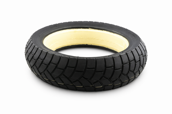 80/65-8 Black Block Solid Puncture Proof Tyre fits Kymco Agility Scooter 80/65x8