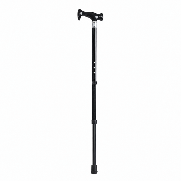 Escort Handle Cane Black Walking Stick 700mm - 940mm (27½” - 37”)