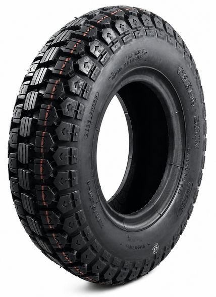 Black Block Pneumatic Mobility Scooter Tyre 4.10/3.50-6 (410/350x6)