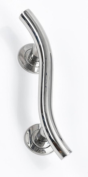SPA Stainless Steel Curved Grab Rail 350mm (14")