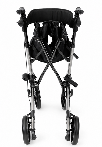 Folding 4 Wheeled Triple Fold Height Adjustable Aluminium Rollator