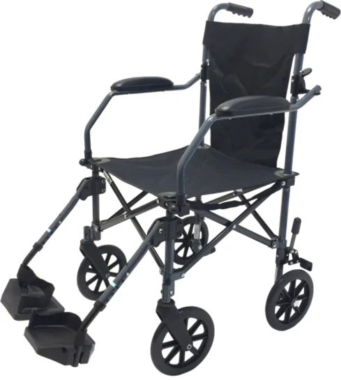 Transport Aluminium Lightweight Folding Wheelchair Travelite up to 115kg