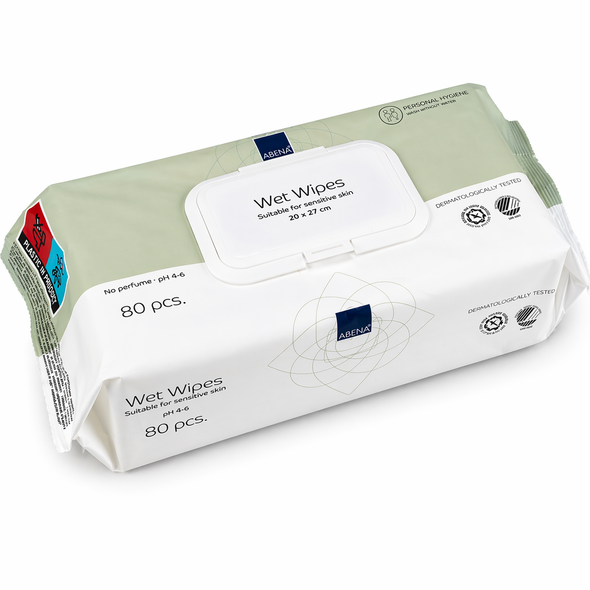 Adult Incontinence Wet Wipes 1 Case of (12 x 80) Heavy duty Disposable Wipes for Elderly Care