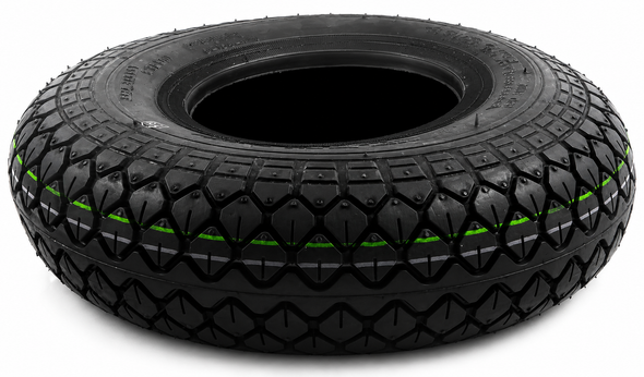 4.10/3.50-5 Black Pneumatic Diamond Tread Mobility Scooter Tyre 410/350-5