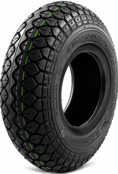 4.10/3.50-5 Black Pneumatic Diamond Tread Mobility Scooter Tyre 410/350-5