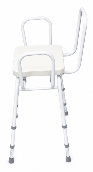 Malvern Perching Stool Height Width Adjustable with Back Rest