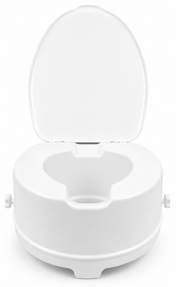 Atlantis Raised Toilet Seat with Lid – 15cm Height Boost