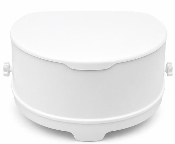 Atlantis Raised Toilet Seat with Lid – 15cm Height Boost