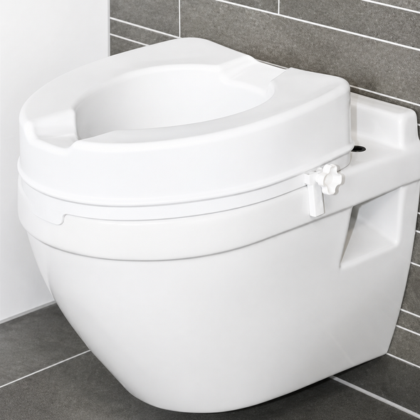 Atlantis Raised Toilet Seat – 10cm Height Boost SWL 225kg