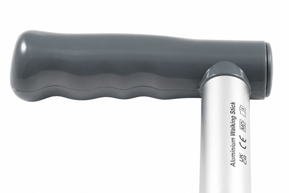 Aluminium Sturdy Walking Stick Height Adjustable 71-96cm