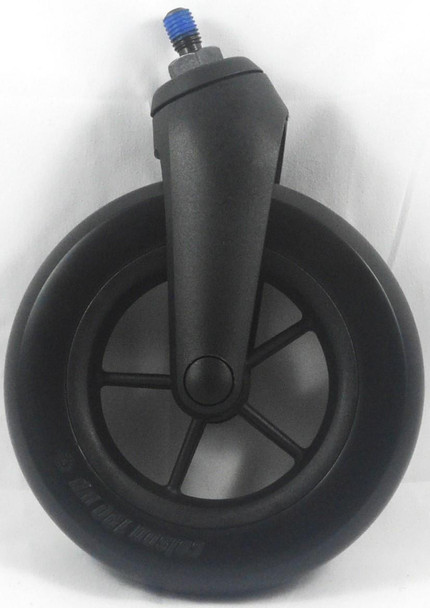 Colson 190x45mm Black Castor Wheel with Fork for Standard NHS Style Wheelchairs