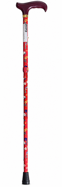 Deluxe Premium Folding Walking Cane – Adjustable, Lightweight, Floral Design