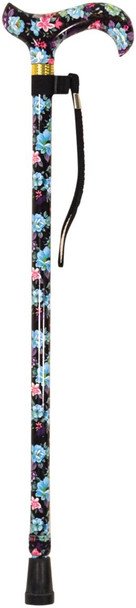 Deluxe Premium Walking Cane – Height Adjustable, Lightweight, Black Floral Deluxe Premium Walking Cane – Height Adjustable, Lightweight, Black Floral