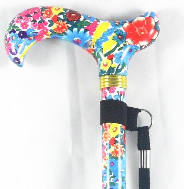 Deluxe Premium Walking Cane – Height Adjustable, Lightweight, Summer Floral Deluxe Premium Walking Cane – Height Adjustable, Lightweight, Summer Floral