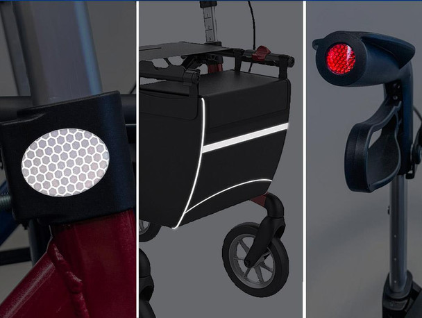 Space LX Aluminium Lightweight Rollator Large 62 Cloud