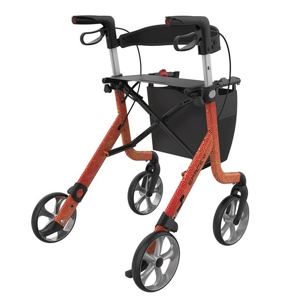 Space LX Aluminium Lightweight Rollator Large 62 Cloud