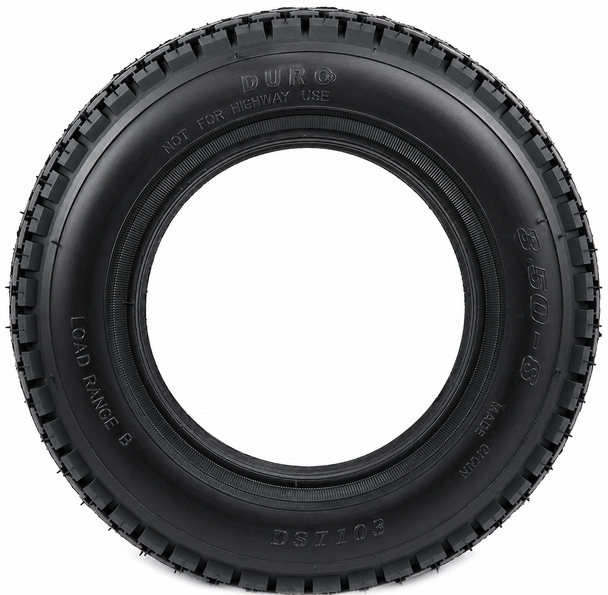 250x6 Solid Puncture Proof Black Block Mobility Scooter Tyre 2.50-6