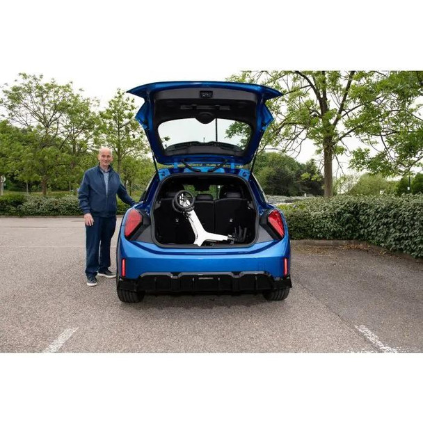 Aerowalk Rollator Ultra Lightweight 4.6kg Folding Carbon Fibre Walker White