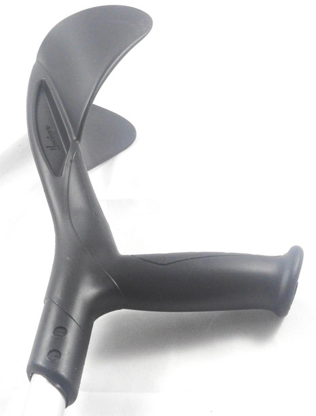 Evolution Elbow Open Cuff Pair of Crutches Black 77-100cm (30 - 39")