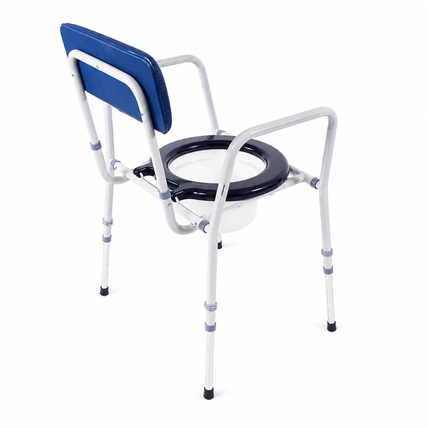 NRS Dovedale Height Adjustable Commode Chair Lightweight Toileting Aid