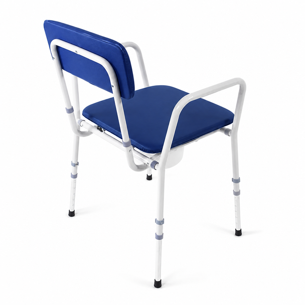 NRS Dovedale Height Adjustable Commode Chair Lightweight Toileting Aid