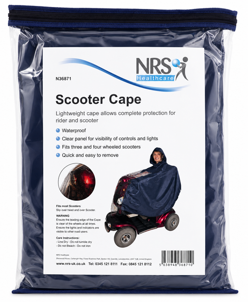 NRS Scooter Cape Waterproof PVC Coating Lightweight Easy Fit