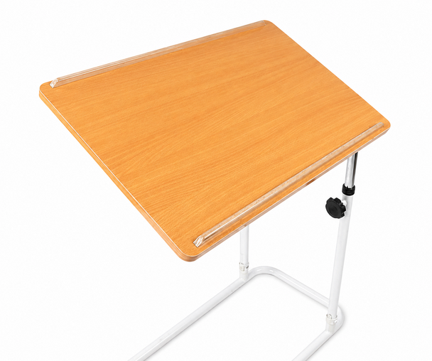NRS Divan Overbed Table Sliding Tilting & Height Adjustable