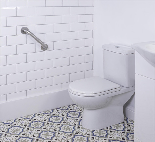 Stainless Steel Grab Bar Brushed Finish 300mm