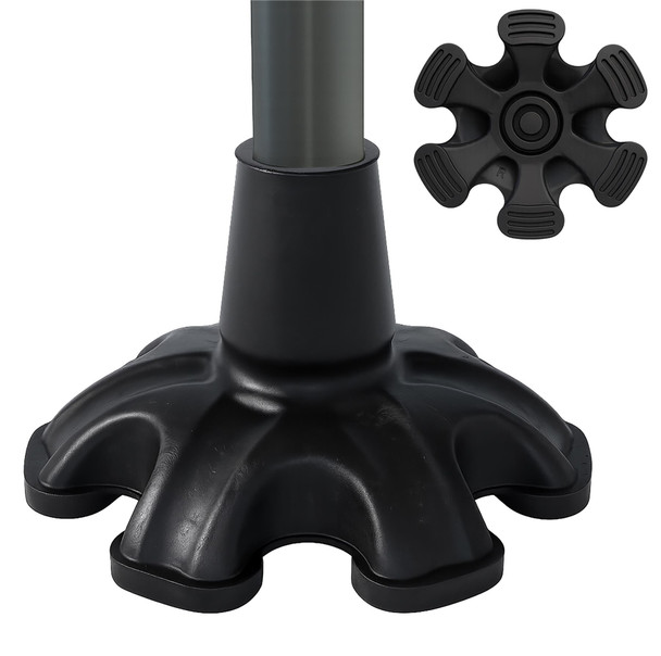 Self Standing Walking Stick 19mm Large Base Ferrule Tip