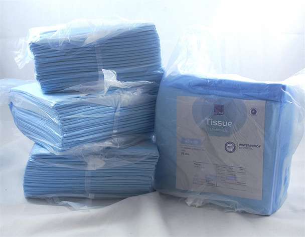 Disposable Incontinence Bed pads 40x60cm per 100 ABENA 6 ply Tissue Underpads
