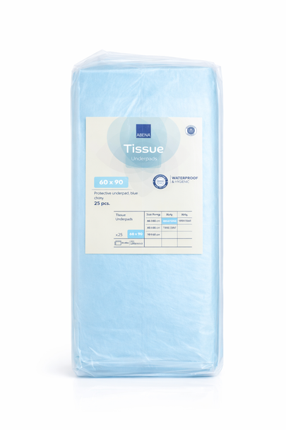 Disposable Incontinence Bed pads 90x60cm per 150 ABENA 6 ply Tissue Underpads